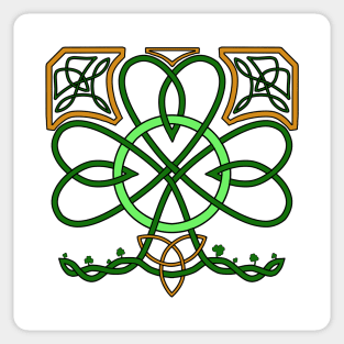 Shamrock Knot Sticker